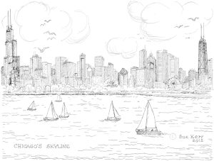 Chicago Skyline--Chicago