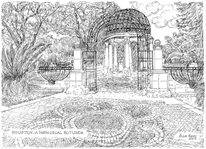 A Memorial Rotunda—near Hermann Park (Houston)