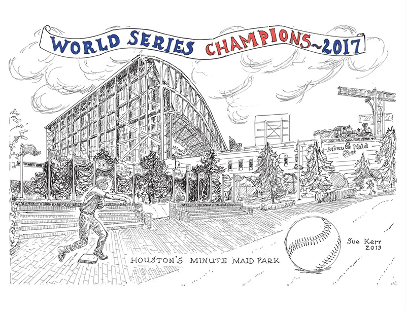 Minute Maid Park, World Series Champs 2022--Houston